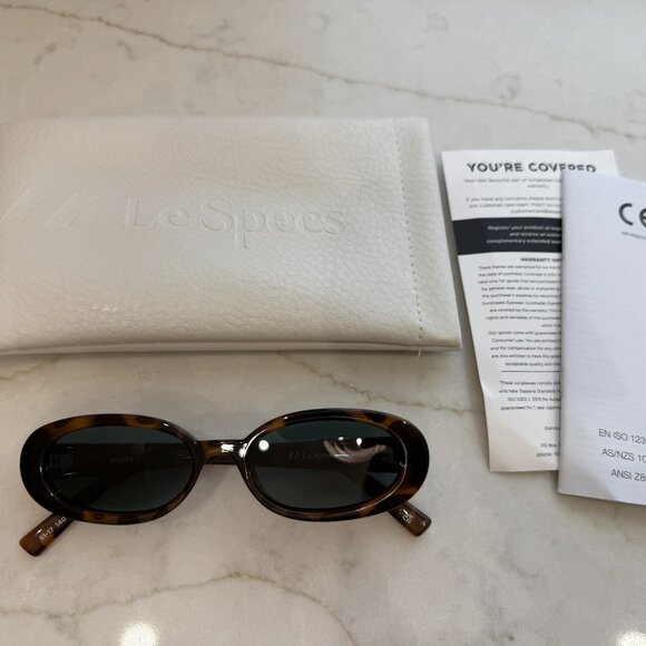 LE SPECS Outte Love Brown Sunglasses Excellent Condition! - Picture 1 of 6